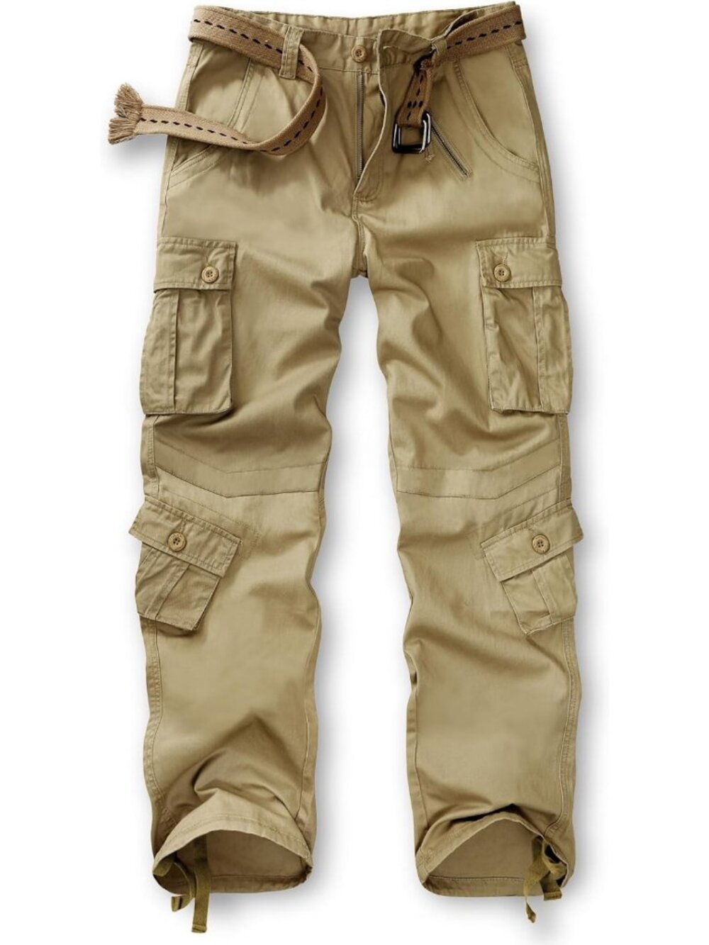 Stylish Women's Cargo Pants - Comfortable Cotton Combat Work Trousers, Versatile